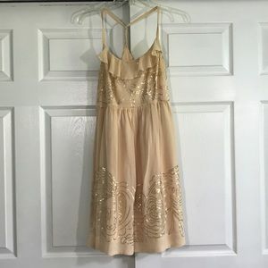 Charlotte Russe Sequence Print Dress L